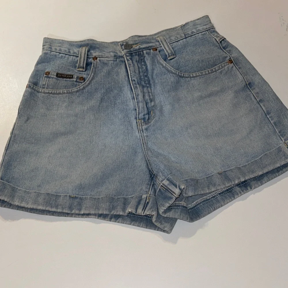 Vintage New York Jeans Light blue‎ Jean Shorts